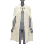 Beige Fabric Celine Coat