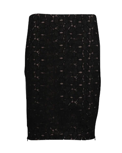 Black Fabric Diane Von Furstenberg Skirt