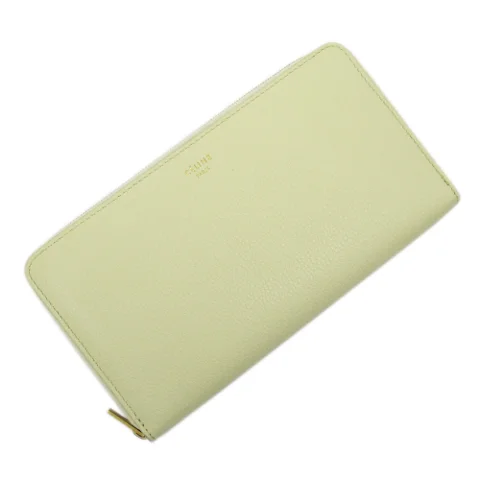 Yellow Leather Celine Wallet