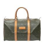 Green Canvas Dior Travel Bag