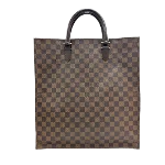 Brown Canvas Louis Vuitton Sac Plat