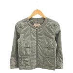 Grey Canvas Chanel Jacket