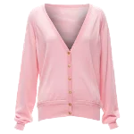 Pink Wool Versace Cardigan