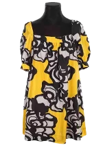 Yellow Silk By Malene Birger Dress