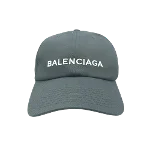 Grey Fabric Balenciaga Hat