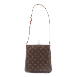 Brown Canvas Louis Vuitton Musette Salsa