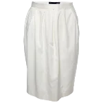 White Fabric Just Cavalli Skirt