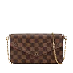 Brown Canvas Louis Vuitton Pochette Felicie