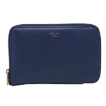 Navy Leather Celine Wallet