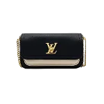 Black Plastic Louis Vuitton Pochette Dame