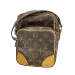 Brown Fabric Louis Vuitton Amazone