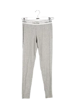 Grey Cotton Calvin Klein Pants