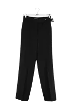 Black Silk Chanel Pants