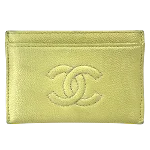 Yellow Leather Chanel Case