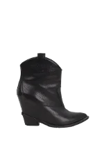 Black Leather Giuseppe Zanotti Boots