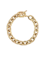 Gold Fabric Paco Rabanne Bracelet