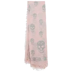 Pink Fabric Alexander McQueen Scarf