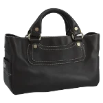 Black Leather Celine Handbag