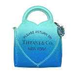 Blue Leather Tiffany & Co. Handbag