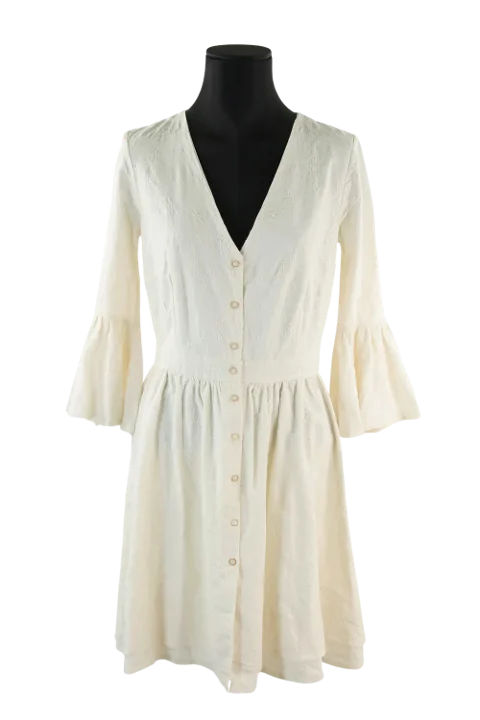White Cotton Heimstone Dress