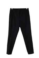 Black Cotton Max Mara Pants