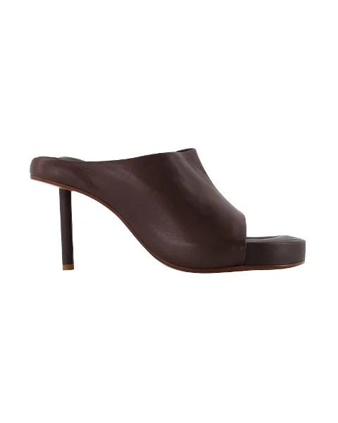 Brown Leather Jacquemus Flats