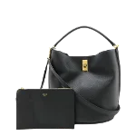 Black Leather Celine Big Bag Bucket