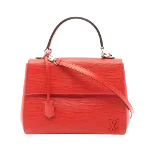 Red Leather Louis Vuitton Cluny