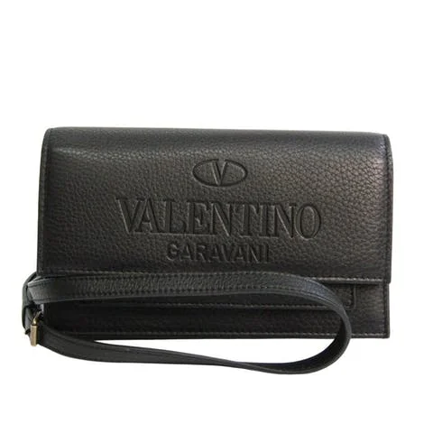 Black Leather Valentino Shoulder Bag