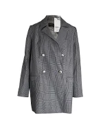 Black Cotton Mother of Pearl Jacket