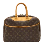 Black Canvas Louis Vuitton Bowling Vanity