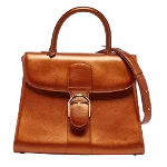 Brown Leather Delvaux Handbag