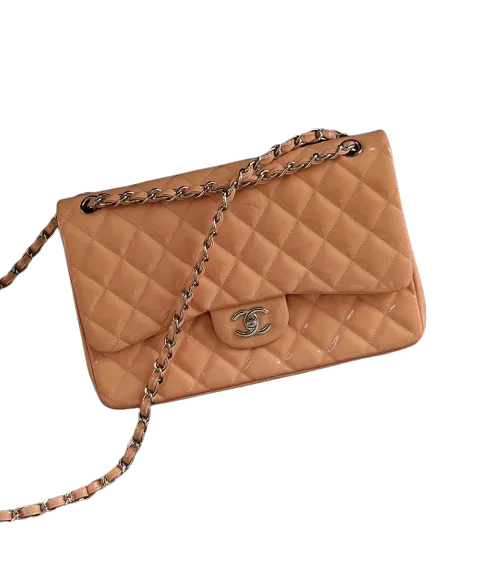 Pink Leather Chanel Flap Bag