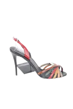 Multicolor Leather Giuseppe Zanotti Heels