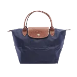 Blue Canvas Longchamp Tote