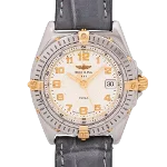 White Stainless Steel Breitling Watch