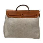 Beige Leather Hermès Herbab