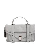 Grey Leather Proenza Schouler PS1