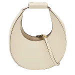 Beige Leather Staud Handbag