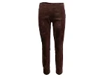 Brown Suede The Row Pants