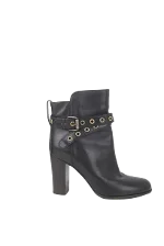 Black Leather Sergio Rossi Boots