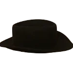 Black Felt Borsalino Hat
