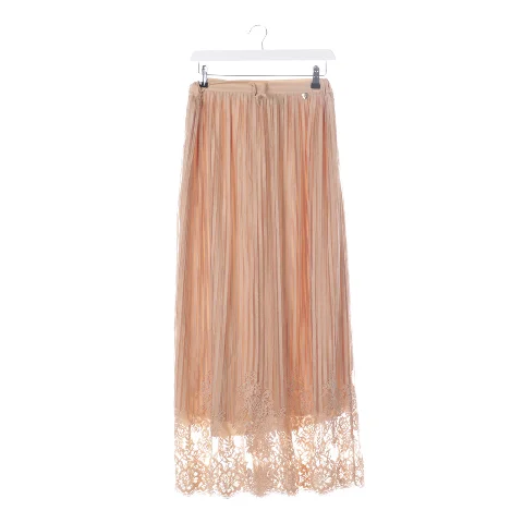 Brown Polyester Twinset Skirt