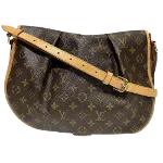 Brown Canvas Louis Vuitton Menilmontant