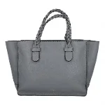 Grey Leather Valentino Shopper