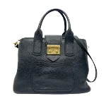 Black Leather Miu Miu Handbag