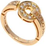 Gold Rose Gold Bvlgari Ring