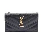 Black Leather Saint Laurent Case