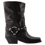 Black Leather Isabel Marant Boots