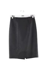 Grey Wool Paule Ka Skirt